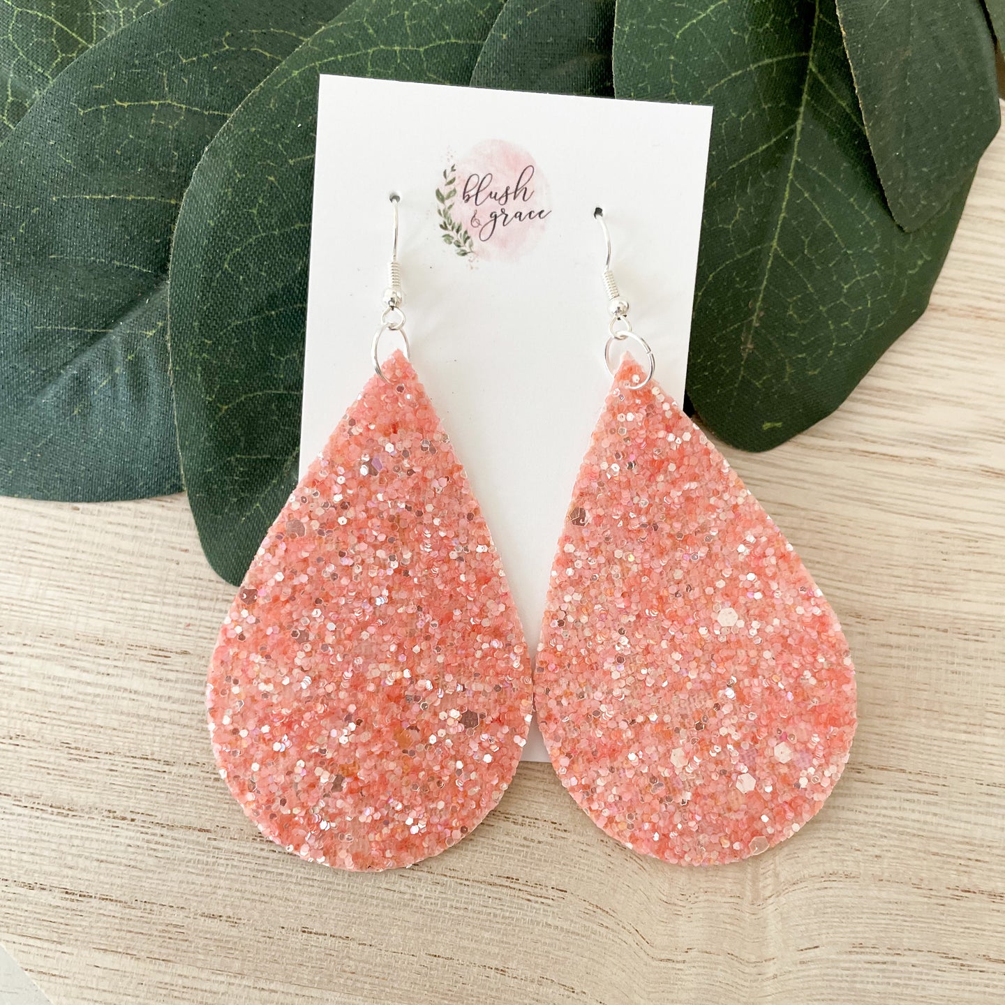 Glitter Basic Teardrop