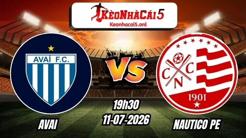 Soi Kèo Avai vs Nautico PE 02h00 - 13/07/2026